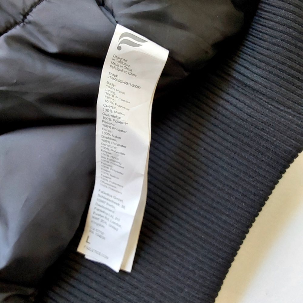 Fabletics Black Iconic Bomber Jacket - image 7